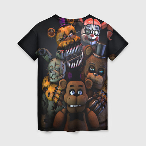 Женская футболка Five Nights at Freddy's / 3D-принт – фото 2