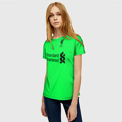 Футболка женская Liverpool: Alisson GK 18-19, цвет: 3D-принт — фото 2