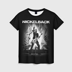 Футболка женская Nickelback Rock, цвет: 3D-принт