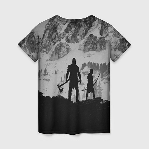 Женская футболка God of War: Grey Day / 3D-принт – фото 2