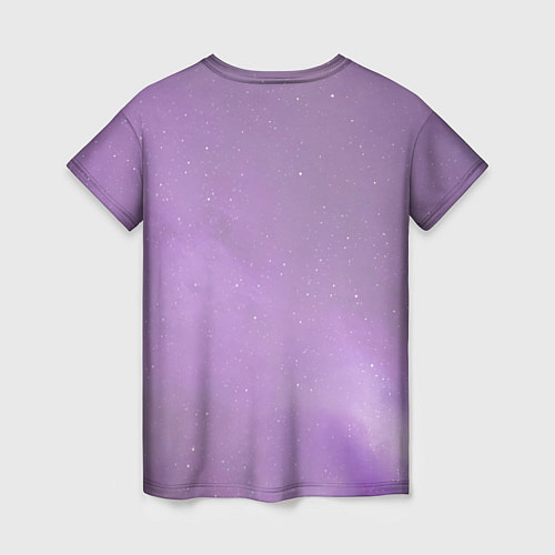 Женская футболка Billie Eilish: Violet Fashion / 3D-принт – фото 2