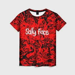 Футболка женская Sally Face: Red Bloody, цвет: 3D-принт