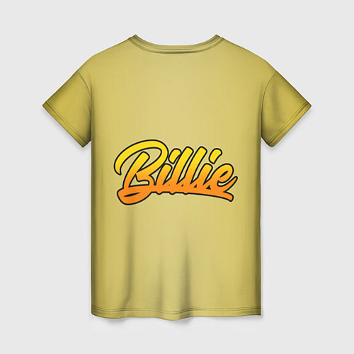 Женская футболка Billie Eilish: Where Do We Go? / 3D-принт – фото 2