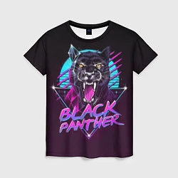 Футболка женская Black Panther 80s, цвет: 3D-принт