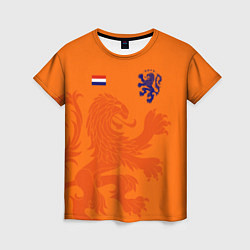 Футболка женская Сборная Голландии, цвет: 3D-принт