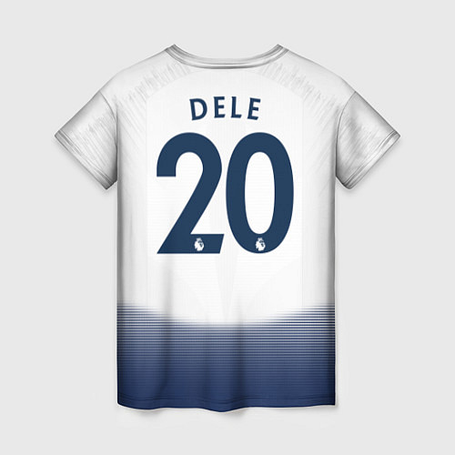 Женская футболка FC Tottenham: Dele Alli Home 18-19 / 3D-принт – фото 2