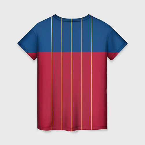 Женская футболка FC Barcelona / 3D-принт – фото 2