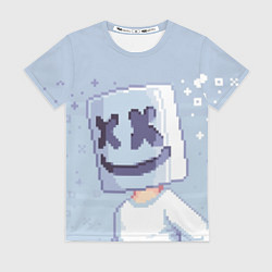 Женская футболка Marshmello Pixel