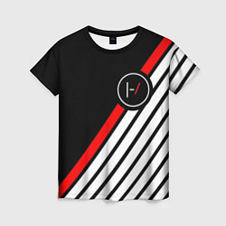 Футболка женская 21 Pilots: Black Logo, цвет: 3D-принт