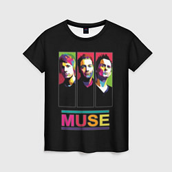 Футболка женская Muse pop-art, цвет: 3D-принт