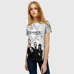 Футболка женская Godsmack, цвет: 3D-принт — фото 2