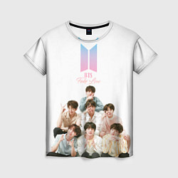 Футболка женская Take love BTS, цвет: 3D-принт