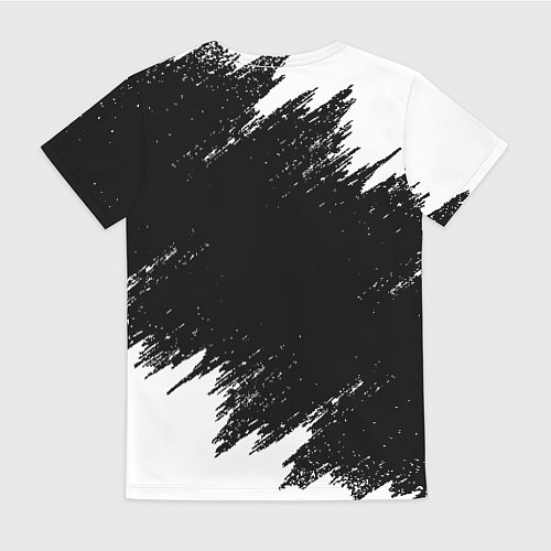 Женская футболка ЧЁРНЫЙ КЛЕВЕР / 3D-принт – фото 2