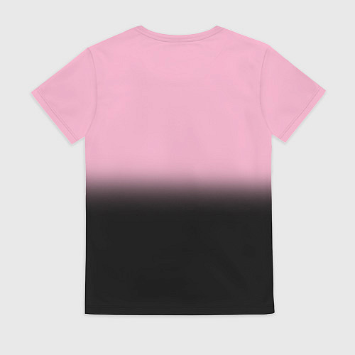 Женская футболка Blackpink - розово-черный / 3D-принт – фото 2