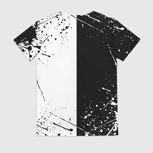 Женская футболка ЧЁРНЫЙ КЛЕВЕР / 3D-принт – фото 2