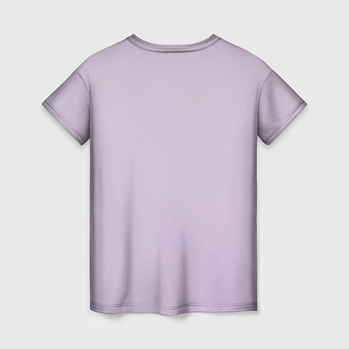 Женская футболка BILLIE EILISH: Puprle Mood / 3D-принт – фото 2