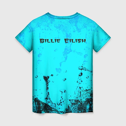 Женская футболка BILLIE EILISH: Fan Art / 3D-принт – фото 2