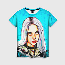 Женская футболка BILLIE EILISH: Fan Art