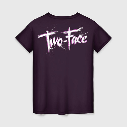 Женская футболка Two-Face / 3D-принт – фото 2