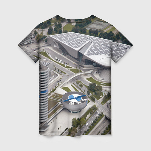 Женская футболка BMW city / 3D-принт – фото 2