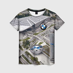 Женская футболка BMW city