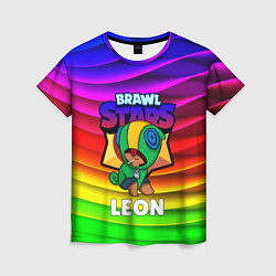 Женская футболка BRAWL STARS LEON