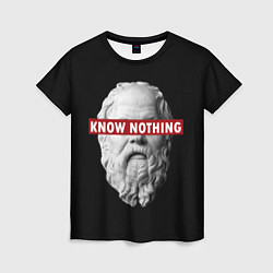 Футболка женская Ничего Не Знаю, цвет: 3D-принт