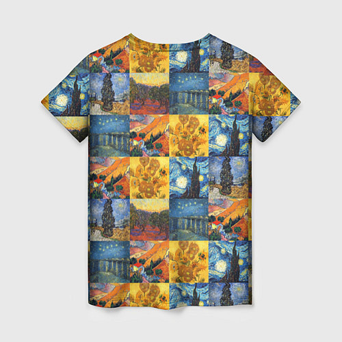 Женская футболка Картины Ван Гога / 3D-принт – фото 2
