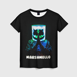 Футболка женская Marshmello, цвет: 3D-принт