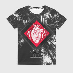 Футболка женская DBD - beating heart, цвет: 3D-принт