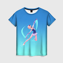 Женская футболка Фигурное катание