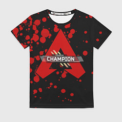 Футболка женская Apex Legends Champion, цвет: 3D-принт