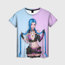 Женская футболка League of Legends Jinx