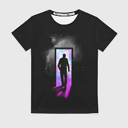 Женская футболка Портал