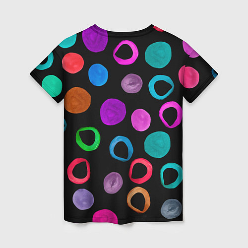 Женская футболка Влюбленные кактус и шарик / 3D-принт – фото 2