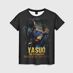 Футболка женская Yasuo, цвет: 3D-принт