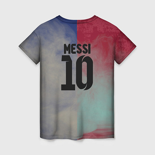 Женская футболка Messi / 3D-принт – фото 2