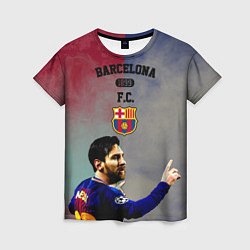 Футболка женская Messi, цвет: 3D-принт