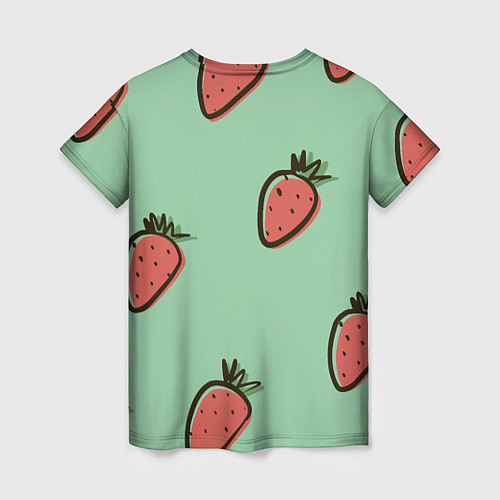 Женская футболка Морковный дождь / 3D-принт – фото 2