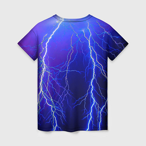 Женская футболка Грозовой кошак / 3D-принт – фото 2