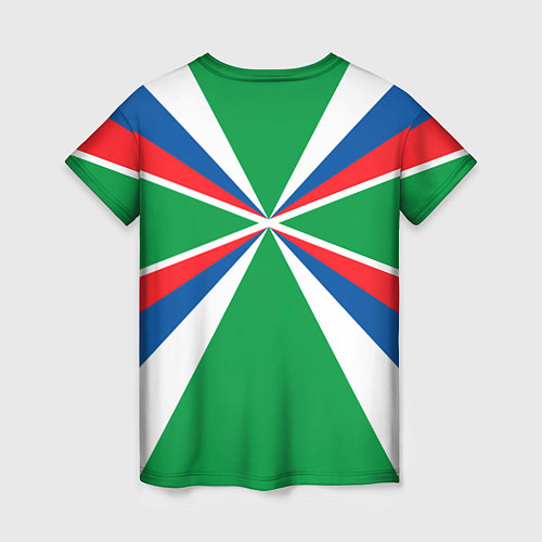 Женская футболка Пограничные Войска / 3D-принт – фото 2