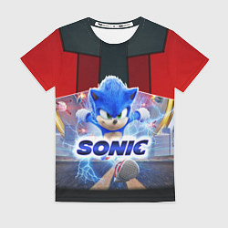 Футболка женская Соник 2020, цвет: 3D-принт