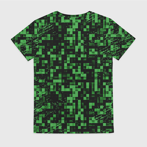 Женская футболка MINECRAFT CREEPER / 3D-принт – фото 2