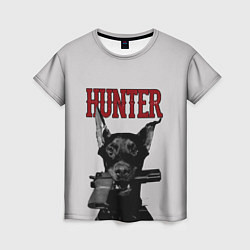 Футболка женская HUNTER, цвет: 3D-принт