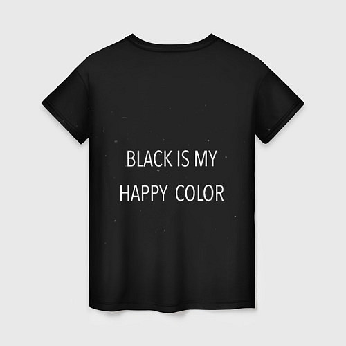 Женская футболка Black / 3D-принт – фото 2