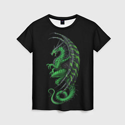 Женская футболка Green Dragon