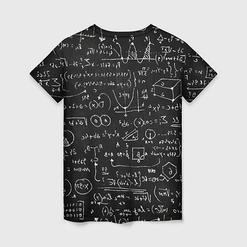 Женская футболка Математические формулы / 3D-принт – фото 2