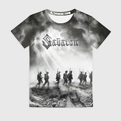Футболка женская Sabaton, цвет: 3D-принт
