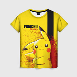 Футболка женская PIKACHU, цвет: 3D-принт