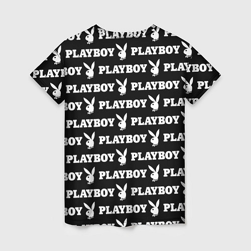 Женская футболка PLAYBOY / 3D-принт – фото 2